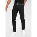 Slim-fit-Jeans REPLAY "Anbass Superstretch" Gr. 33, Länge 32, schwarz (black) Herren Jeans Slim Fit