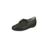 Schnürschuh NATURAL FEET "Larissa", Damen, Gr. 36, schwarz, Leder, elegant, Schuhe, aus hochwertigem Hirschleder