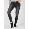 5-Pocket-Jeans TIMEZONE "Tight AleenaTZ", Damen, Gr. 32, US-Größen, schwarz, 83% Baumwolle 15% Polyester 2% Elastan, lang, Jeans 5-Pocket-Jeans