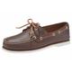 Bootsschuh TIMBERLAND "Men´s 2 Exe Boat Shoe" Gr. 40, braun (dark, brown, smooth) Herren Schuhe Bootsschuh Herrenschuh Mokassin Segelschuh Sommerschuh