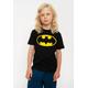 T-Shirt LOGOSHIRT "DC Comics - Batman" Gr. 116, schwarz Mädchen Shirts T-Shirts mit lizenziertem Print