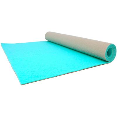 Läufer "PODIUM, Made in Belgium", blau (himmelblau), B:100cm H:2,6mm L:2300cm, Polypropylen (PP), PRIMAFLOR-IDEEN IN TEXTIL, Teppiche, Breite 100 cm, robuster Nadelfilz, Uni-Farben Image