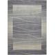 Wollteppich LUXOR LIVING "Lineo" Teppiche Gr. B/L: 140 cm x 200 cm, 14 mm, 1 St., silberfarben Esszimmerteppiche