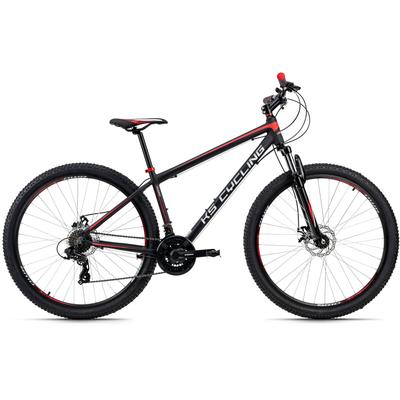 Mountainbike KS CYCLING "Xceed" Fahrräder Gr. 42 cm, 29 Zoll (73,66 cm), schwarz (schwarz, rot) Hardtail