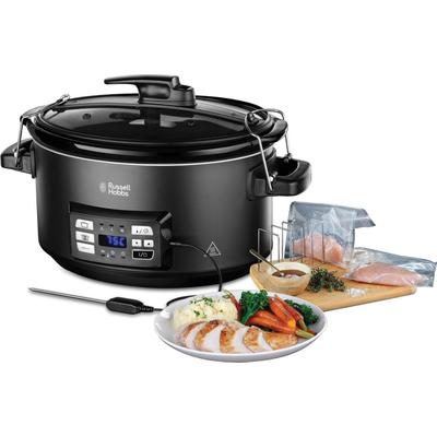 RUSSELL HOBBS Schongarer "25630-56", schwarz, B:45cm H:36cm T:28cm, Elektropfannen, 6,5l Fassungsvermögen und Temperaturfühler Image