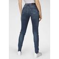 Slim-fit-Jeans HERRLICHER "SUPER G SLIM" Gr. 27, Länge 32, blau (easy blue 084) Damen Jeans 5-Pocket-Jeans Röhrenjeans