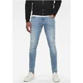 Slim-fit-Jeans G-STAR RAW "Skinny" Gr. 32, Länge 32, blau (light, indigo, aged) Herren Jeans Skinny-Jeans