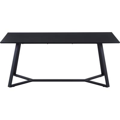 Esstisch HOME AFFAIRE "Wieland", grau (grau, schwarz, schwarz, grau), B:180cm H:75cm T:90cm, Tische Image