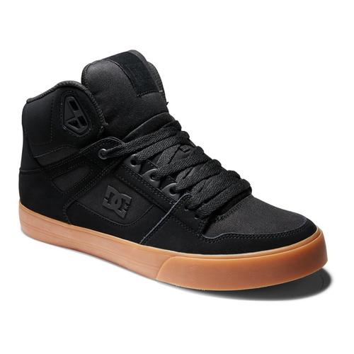 „Sneaker DC SHOES „“Pure High-Top““ Gr. 7(39), schwarz (schwarz, natur) Schuhe Sneaker“