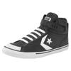 Sneaker CONVERSE "PRO BLAZE STRAP LEATHER", Gr. 38,5, schwarz-weiß (schwarz, weiß), Leder, sportlich, Schuhe Sneaker high Sneakerboots Skaterschuh