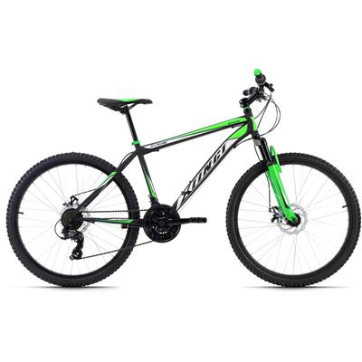 Mountainbike KS CYCLING "Xtinct" Fahrräder Gr. 46 cm, 26 Zoll (66,04 cm), schwarz Hardtail