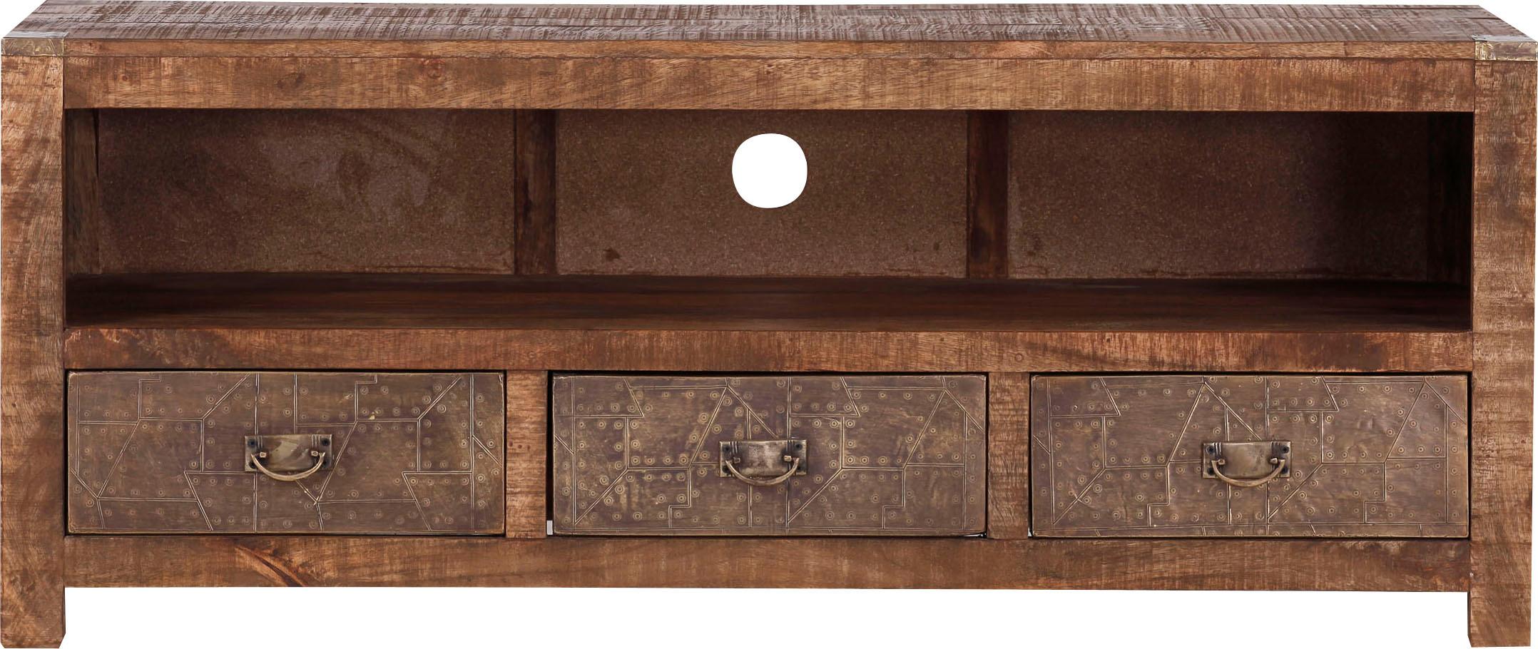 Lowboard GUTMANN FACTORY "Oriental", beige (natur), B:150cm H:50cm T:50cm, Massivholz, Sideboards, Kommode aus Massivholz Mango