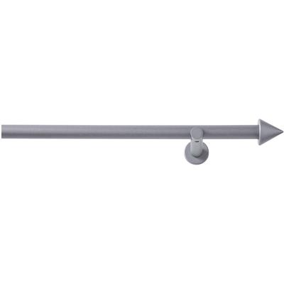 Vorhangstange GOOD LIFE "Punta" Gr. 6, grau (anthrazit), L:240cm Ø:20mm, Metall, Gardinenstangen Image