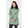 Regenmantel DEPROC ACTIVE "Friesennerz ankergluttraum WMN", Damen, Gr. 46 (L), grau, Obermaterial: 100% Polyurethan; Futter: 100% Polyester, casual, Langarm mit Druckknopf, Mäntel, auch in Großen Größen erhältlich