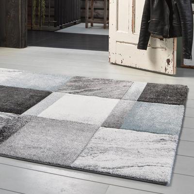 Teppich WECON HOME "Mirage" Gr. 31, silber (silberfarben), B:133cm H:13mm L:200cm, Kunstfaser, Teppiche, Wohnzimmer Image