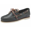 Bootsschuh TIMBERLAND "Classic Boat 2 Eye" Gr. 36, blau (navy, smooth) Schuhe Damen Outdoor-Schuhe