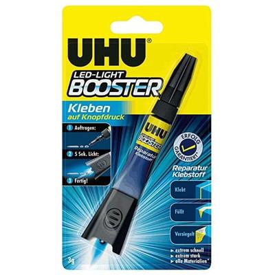 Uhu LED-Light Booster, Kleben auf Knopfdruck - lichtaktivierter Reparatur-Klebstoff, 3g Image