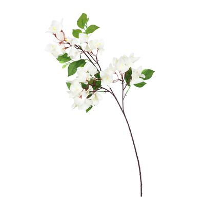 Set of 4 Cream White Artificial Bougainvillea Flower Stem Spray 30in - 30