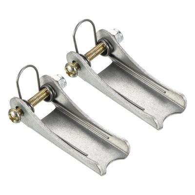 2pcs 2'' Replacement Hooks Latch, Metal Receiver Hitch for Trailer, Silver