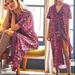 Anthropologie Intimates & Sleepwear | Anthropologie Alexandra Farmer L Nwt Whimsy Flannel Sleep Dress Lounge | Color: Pink/Purple | Size: L