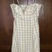 Zara Dresses | Brand New With Tags, Brown And White Checkered Zara Mini Dress! | Color: Tan/White | Size: Xs