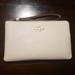 Coach Bags | Coach Large Corner Zip Wristlet | Color: White | Size: Large