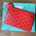 J. Crew Bags | J. Crew Polka Dot Pouch Nwot | Color: Black/Red | Size: Os