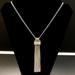 Jessica Simpson Jewelry | Jessica Simpson Silver-Tone Chain & Tassel Necklace | Color: Silver | Size: Os