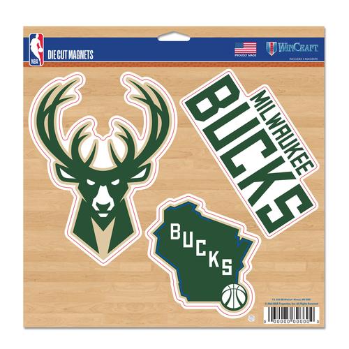 Milwaukee Bucks Magnetset – 11 x 11 Zoll