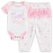 Girls Newborn & Infant White Buffalo Bills Spreading Love Bodysuit and Tutu Leggings Set