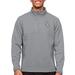 Men's Antigua Heathered Gray Chicago White Sox Course Quarter-Zip Pullover Top