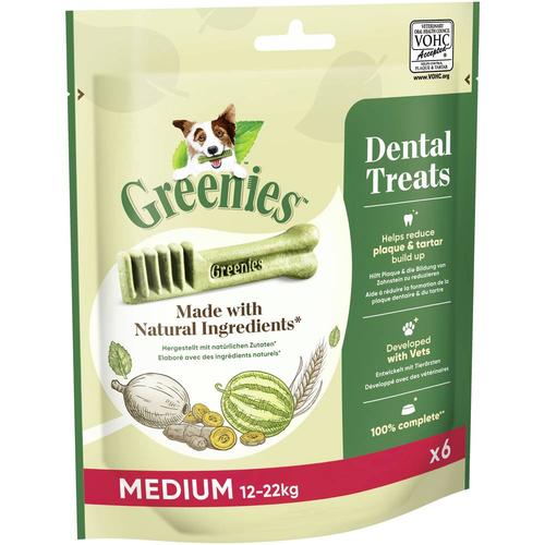 3x 170g Greenies Zahnpflege-Kausnacks Medium Hundesnacks