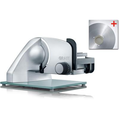 GRAEF Allesschneider "Classic C 22 Twin", silber, B:30,5cm H:25cm T:39cm, Allesschneider, Gratis Schinkenmesser im Wert von 44,99 € UVP Image