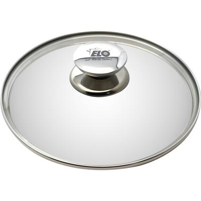 Universaldeckel ELO "Galant", transparent, H:6,5cm Ø:20cm, Glas, Deckel, aus feuerfestem Glas, für modernes Sichtkochen