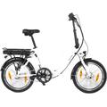 E-Bike ALLEGRO "Compact SUV 3 Plus 374" E-Bikes Gr. 42 cm, 20 Zoll (50,80 cm), weiß E-Bikes