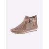 Stiefelette GEMINI, Damen, Gr. 37, rosa (altrosa), Glattleder, sportlich, Schuhe