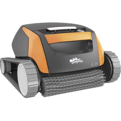 Poolroboter MAYTRONICS "Dolphin E25", bunt (schwarz, orange), B:40cm H:25cm L:43cm, Materialmix, Poolbodensauger, für Boden-/ Wandreinigung Image