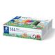 Staedtler 144C144 Noris Club Coloured Pencils, Pack of 144 in School Box