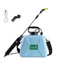 Akin Garden Sprayer, 5L Electric Garden Sprayer with Replaceable Nozzle, Mist and Water Column, Plant Sprayers for Gardening Weed Killer, Pesticides, Insecticides, with Retractable Lance, Blue