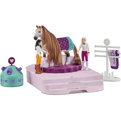 Spielwelt SCHLEICH "HORSE CLUB, Beauty Salon (42588)" Spielfigurenwelten bunt Kinder Altersempfehlung