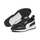 Sneaker PUMA "R78 Runner Erwachsene" Gr. 36, schwarz-weiß (black white) Schuhe Puma
