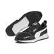 Sneaker PUMA "R78 Runner Erwachsene" Gr. 39, schwarz-weiß (black white) Schuhe Puma