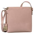 Umhängetasche GABOR "GELA Cross bag M" Gr. B/H/T: 25 cm x 23,5 cm x 6,5 cm, rosa (altrosa) Damen Taschen Handtaschen
