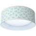 Spring Flower Pattern 16" Wide Modern Round LED Ceiling Light