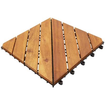 Vidaxl - Terrassenfliesen 30 Stk. Braun 30x30 cm Massivholz Akazie Image