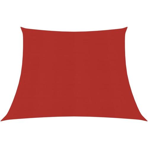Sonnensegel,Sonnenschutzsegel 160 g/m² Rot 4/5×3 m hdpe vidaXL