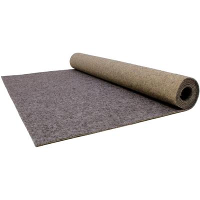 Läufer "PODIUM", grau, B:100cm H:2,6mm L:1700cm, Polypropylen (PP), PRIMAFLOR-IDEEN IN TEXTIL, Teppiche, Breite 100 cm, robuster Nadelfilz, Uni-Farben Image