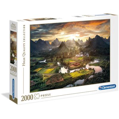 Puzzle CLEMENTONI "High Quality Collection, Tal in China", bunt, Puzzles, KinderB:98cm H:67cm, Pappe, Motiv, Made in Europe, B:98cm H:67cm