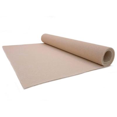 Läufer "PODIUM, Made in Belgium", beige (creme), B:100cm H:2,6mm L:2700cm, Polypropylen (PP), PRIMAFLOR-IDEEN IN TEXTIL, Teppiche, Breite 100 cm, robuster Nadelfilz, Uni-Farben Image