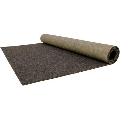 Läufer "PODIUM, Made in Belgium", grau (anthrazit), B:100cm H:2,6mm L:2500cm, Polypropylen (PP), PRIMAFLOR-IDEEN IN TEXTIL, Teppiche, Breite 100 cm, robuster Nadelfilz, Uni-Farben Image
